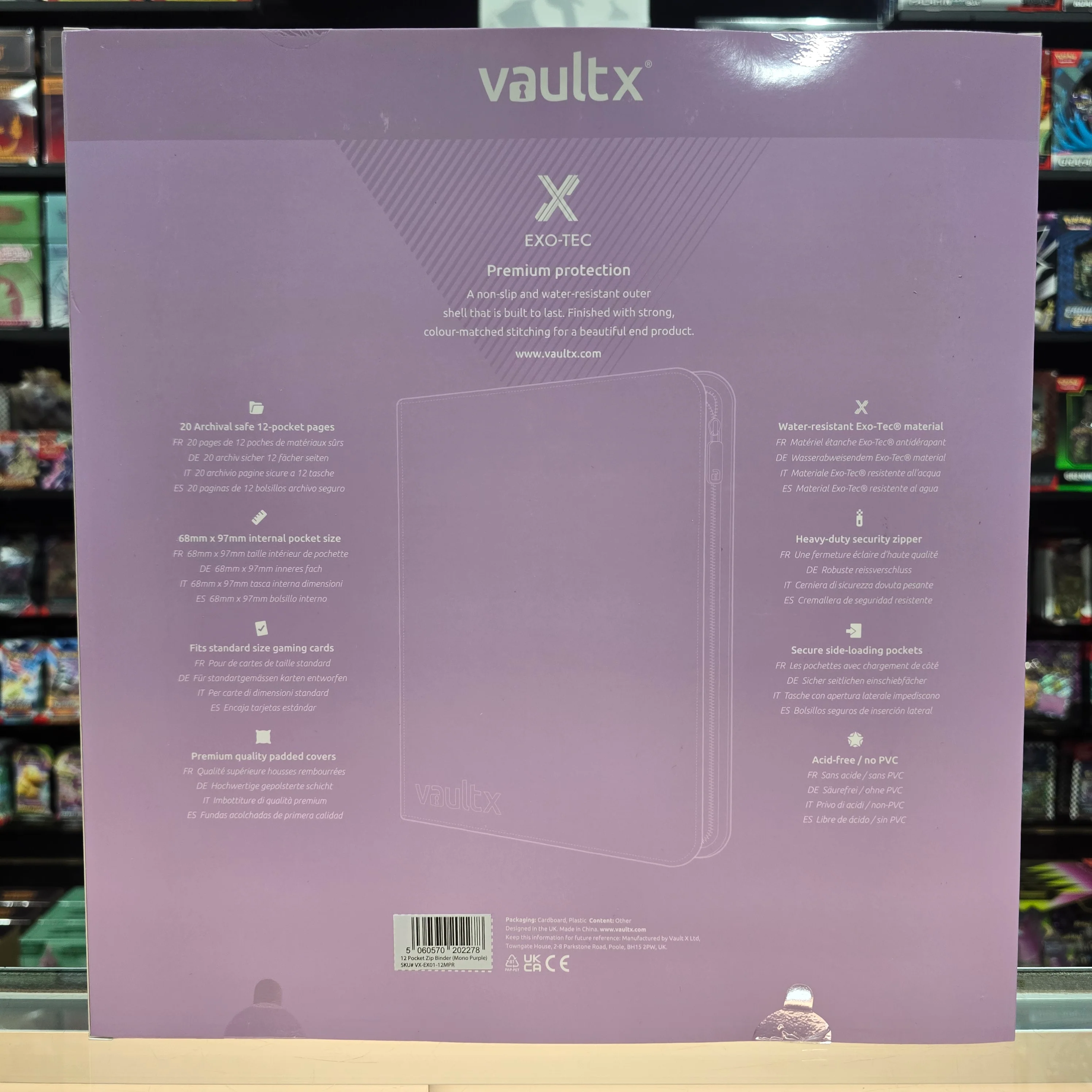 Vault X: 12-Pocket Zip Binder (Just Purple) - Image 7