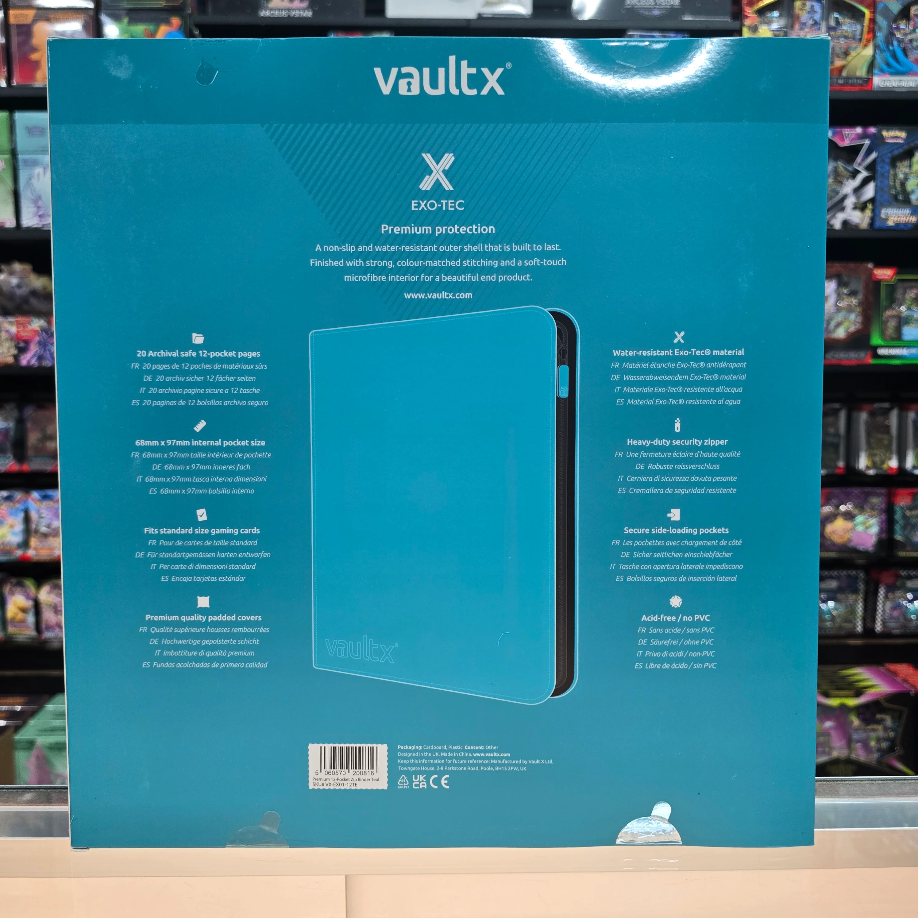 Vault X: 12-Pocket Zip Binder (Ocean Blue) - Image 6