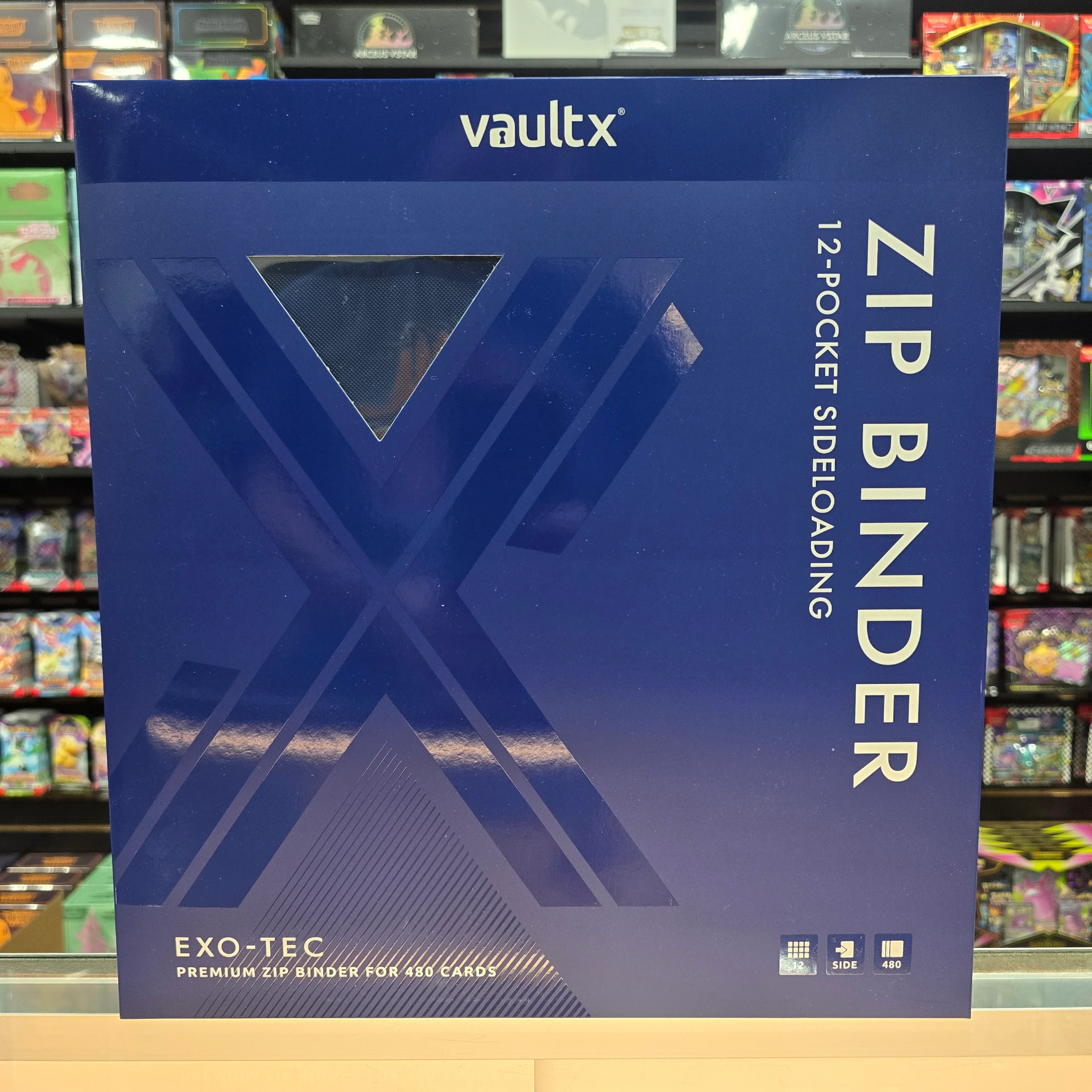Vault X: 12-Pocket Zip Binder (Royal Blue) - Image 5