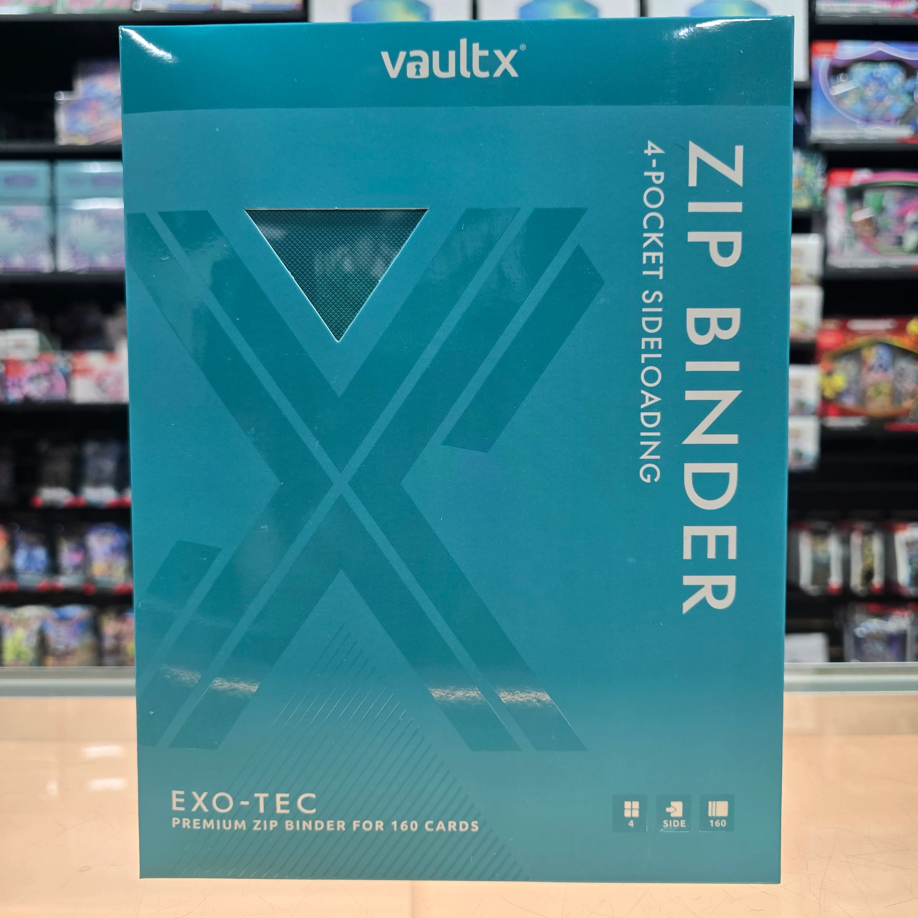 Vault X: 4-Pocket Zip Binder (Ocean Blue) - Image 4
