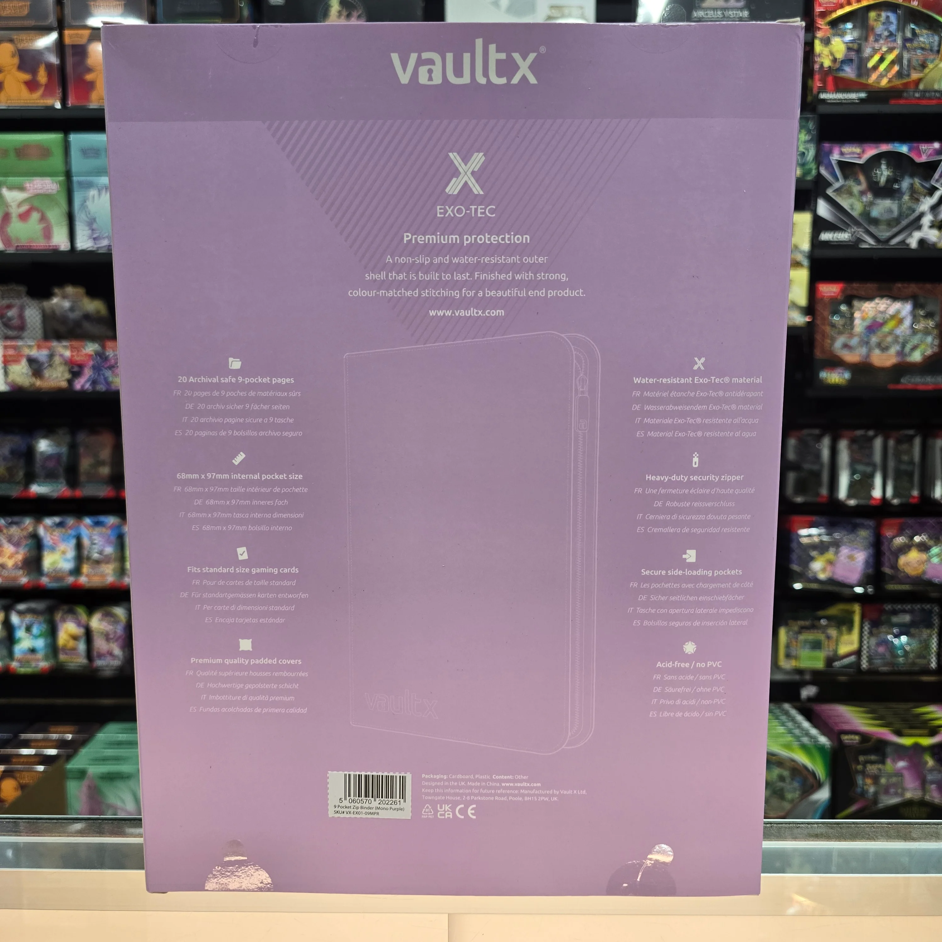 Vault X: 9-Pocket Zip Binder (Just Purple) - Image 7