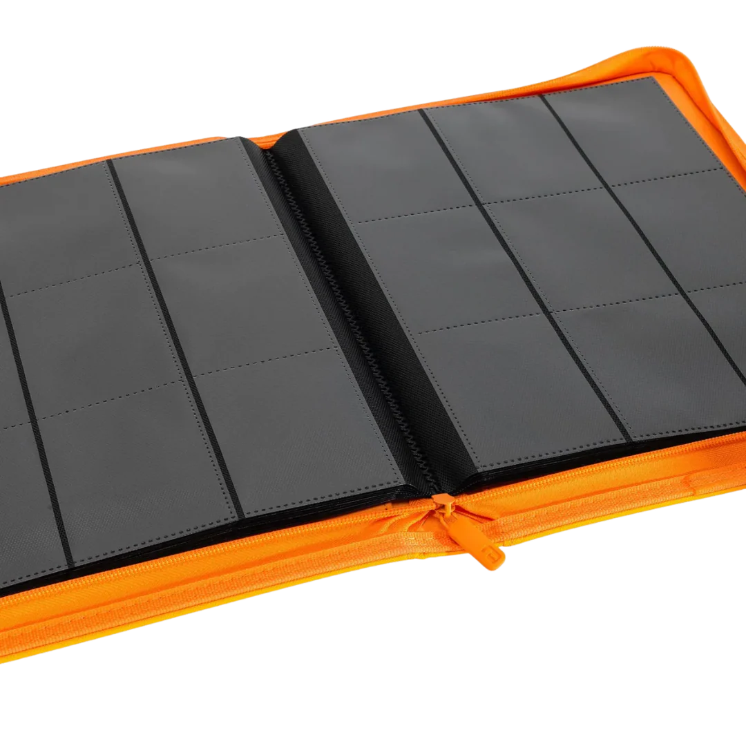 Vault X: 9-Pocket Zip Binder (Neon Orange) - Image 2