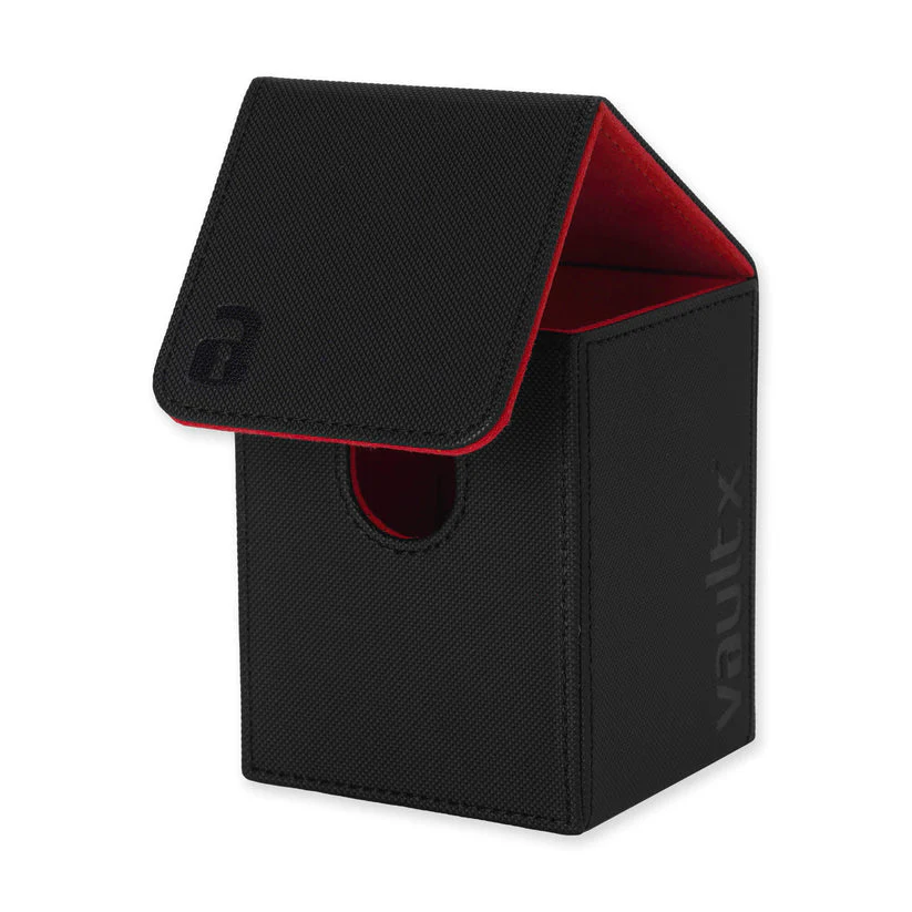 Vault X: Toploading Deck Box 80+ CT (Black / Electric Red) - Image 3